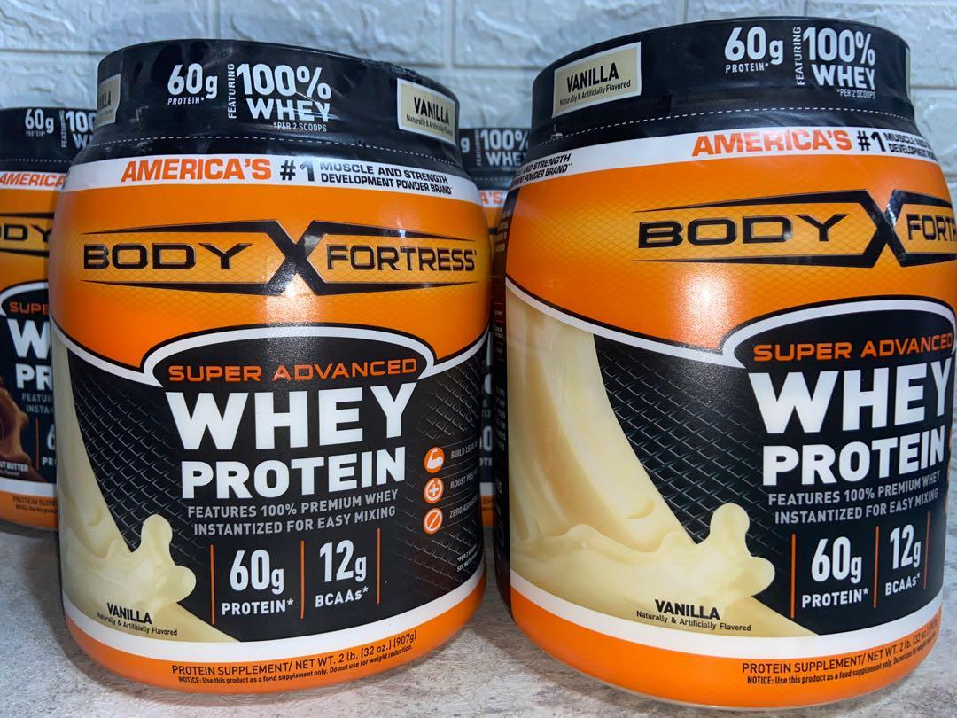 BODY FORTRESS WHEY PROTEIN/MASS GAINER, Health & Nutrition ...