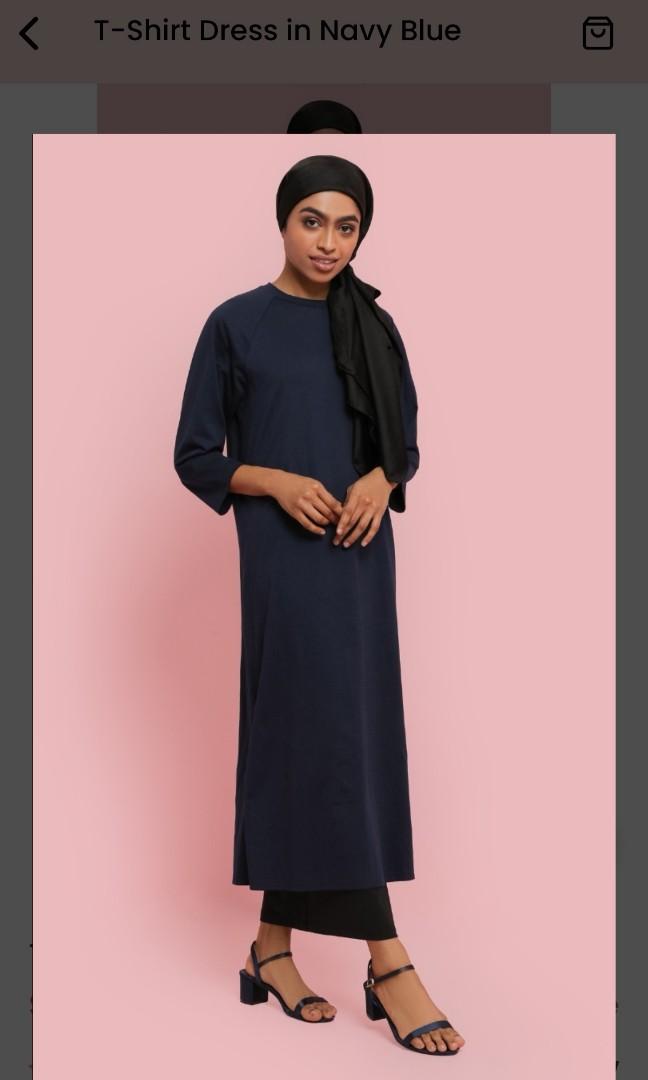 BNWT Lilit T shirt dress in Navy Blue Muslimah Tunic