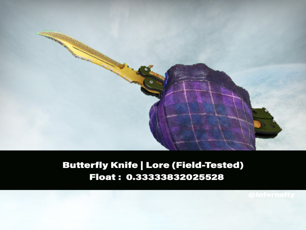 Butterfly Knife Lore FT CSGO SKINS KNIVES, Video Gaming, Gaming