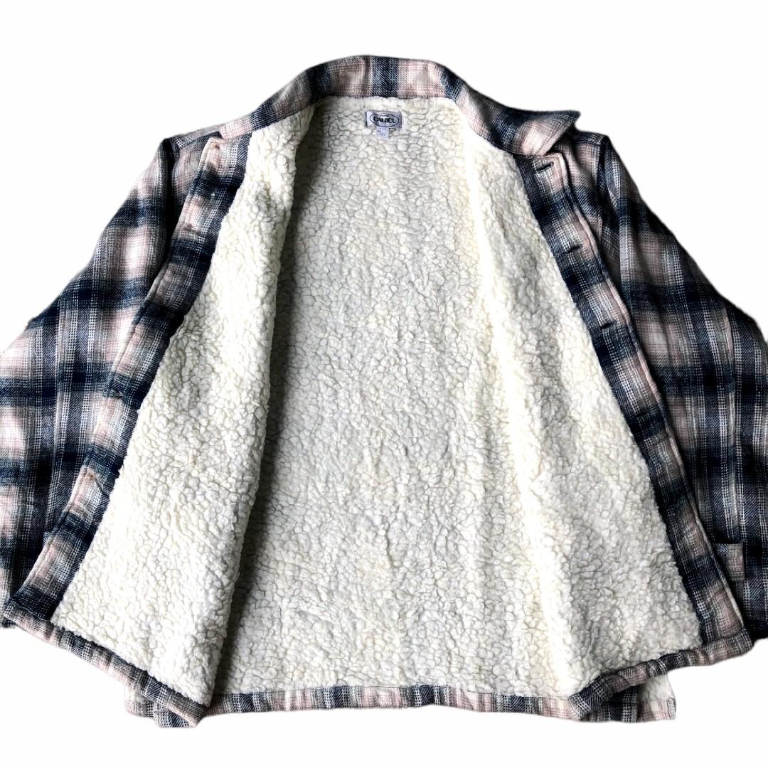 Canicl Flannel Sherpa Jacket, Fesyen 