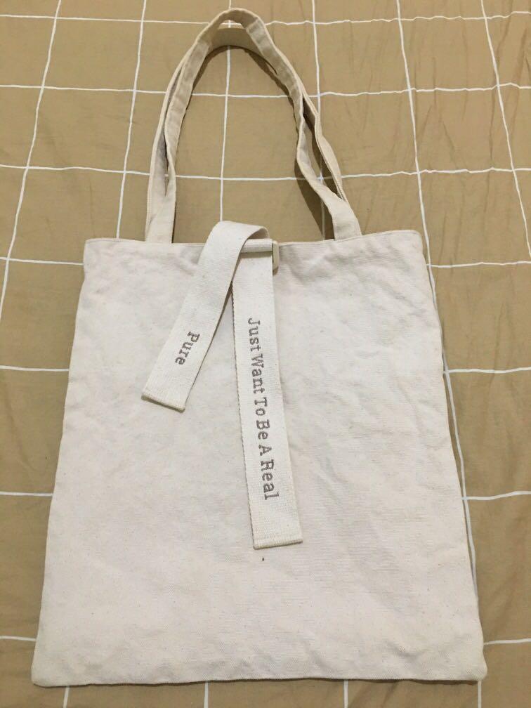 Canvas best sale material bag