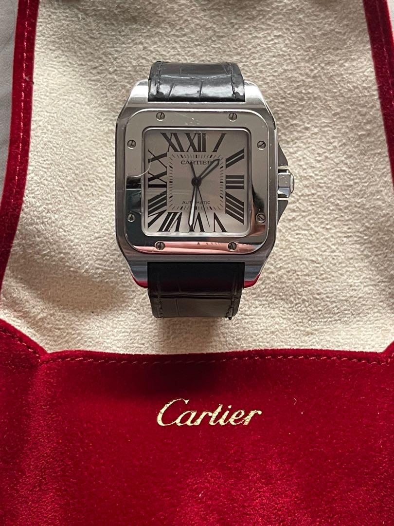 Cartier santos 100 automatic online