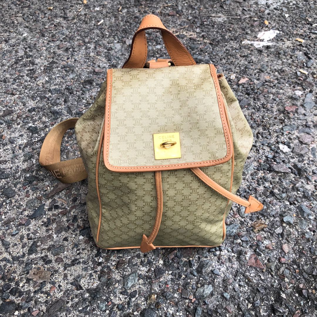 Celine Vintage Backpack, Luxury, Bags & Wallets on Carousell