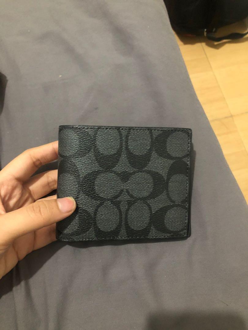 coach men's wallet