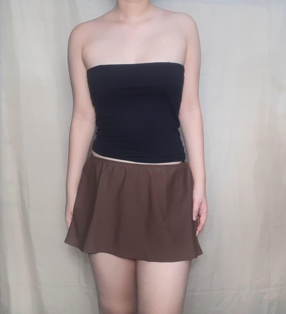 contour by beach scene brown bikini skirt (Category: Bikinis & Swimsuits) located in Quezon City. Submitted by kubby.archives (Listing ID 1157204536, Image 1). Description: - super cute! could easily start off a y2k look wt a funky top, big shades, and a cap! - this has a panty built in - medium w: 29" l: 10.5".