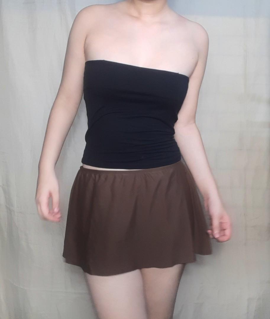 contour by beach scene brown bikini skirt (Category: Bikinis & Swimsuits) located in Quezon City. Submitted by kubby.archives (Listing ID 1157204536, Image 2). Description: - super cute! could easily start off a y2k look wt a funky top, big shades, and a cap! - this has a panty built in - medium w: 29" l: 10.5".