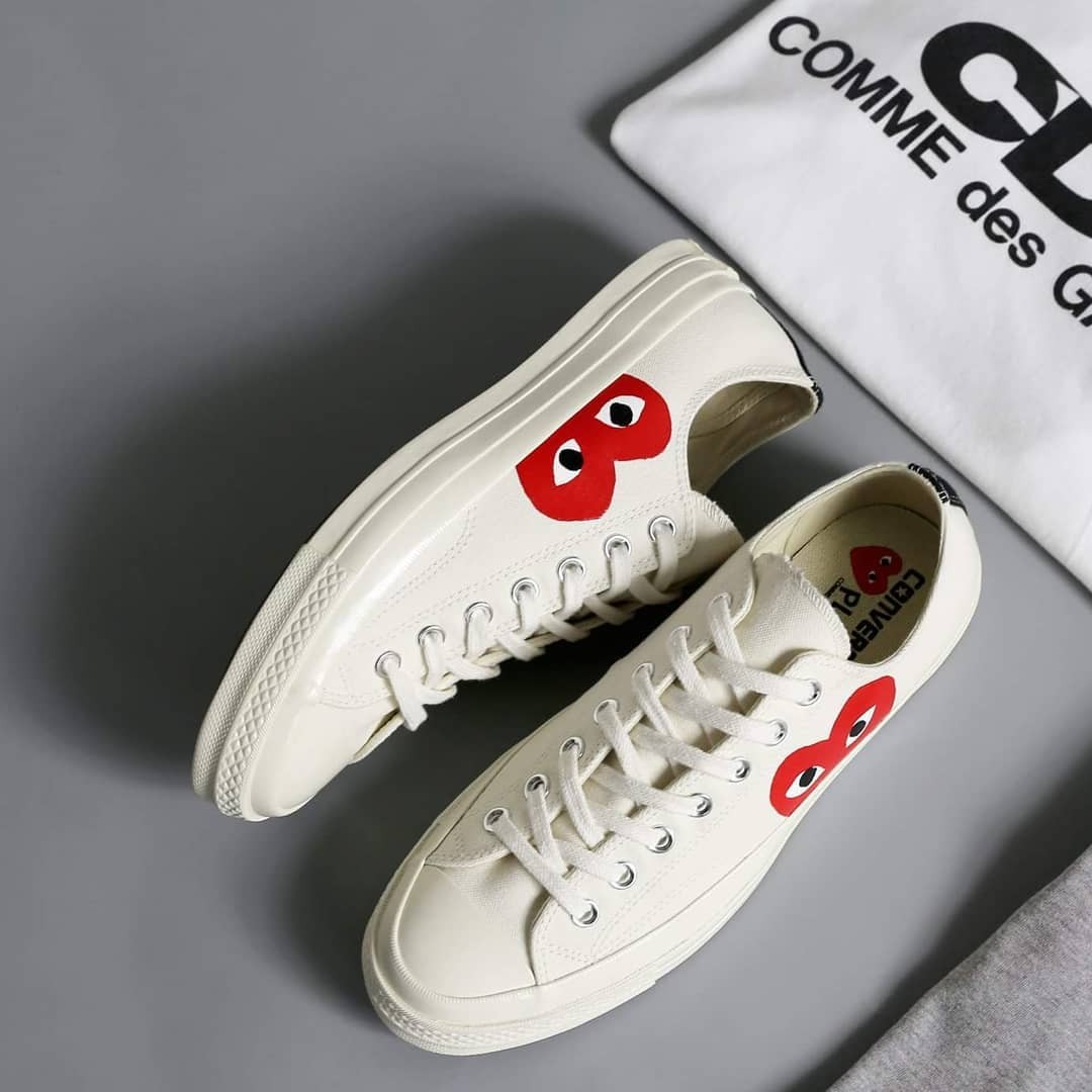 Converse cdg white low clearance