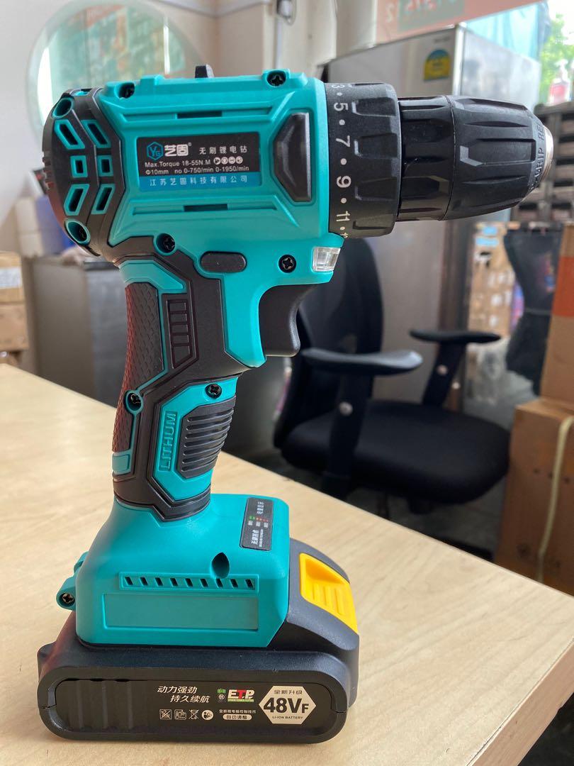 Popoman 18v drill/driver kit and impact driver, Furniture & Home Living,  Home Improvement & Organisation, Home Improvement Tools & Accessories on  Carousell