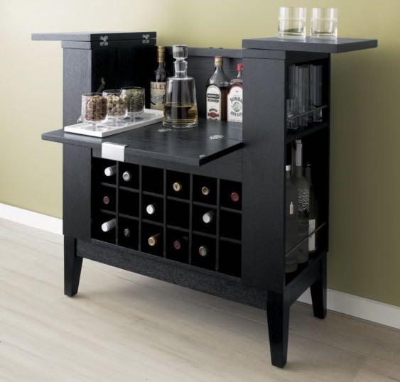 Crate and Barrel Bar Cabinet