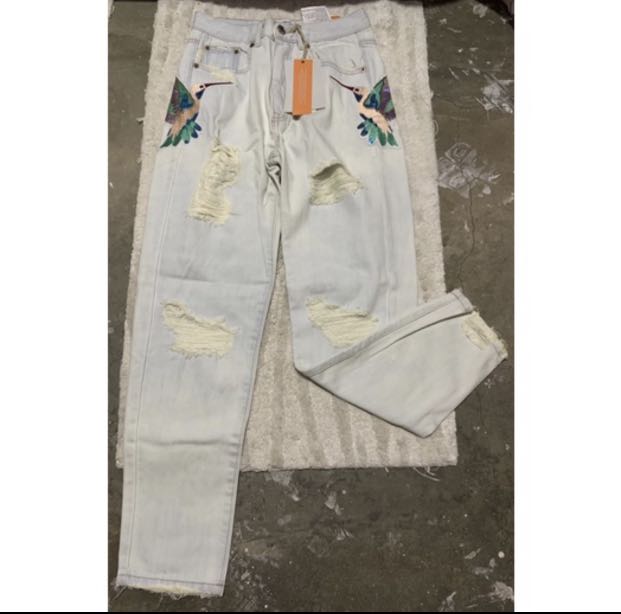 denim pants, Women's Fashion, Bottoms 