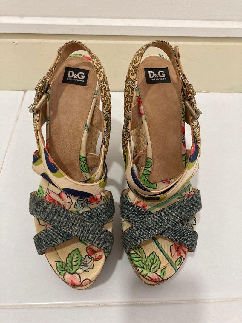 D G Wedges size 38 Luxury Sneakers Footwear on Carousell