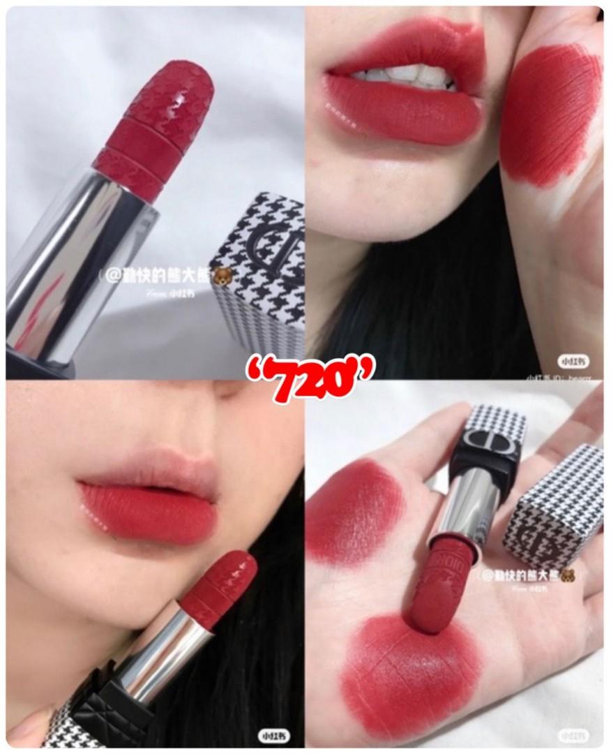 Dior Houndstooth lipstick travel size, Kesehatan & Kecantikan, Rias