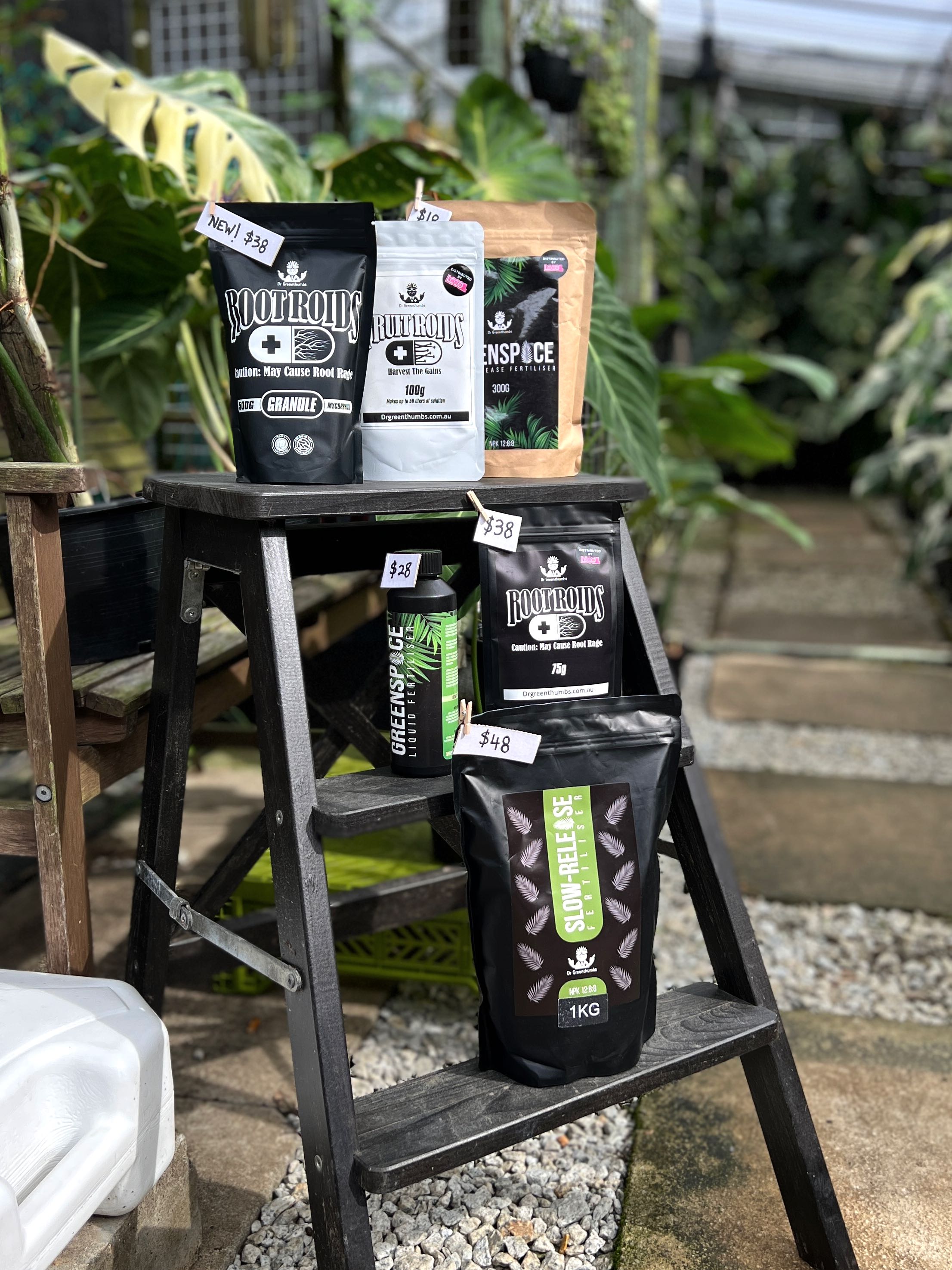 Dr Greenthumbs Products [Root Roids/Fruit Roids/Greenspace Slow Release ...