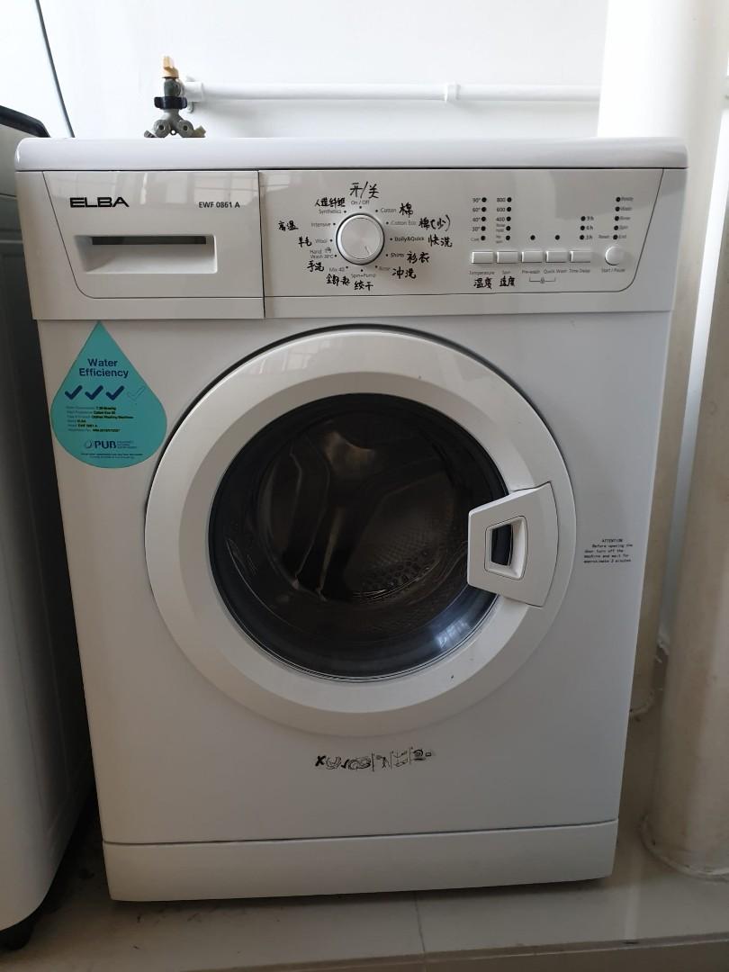 Elba Washing Machine, TV & Home Appliances, Washing Machines and Dryers