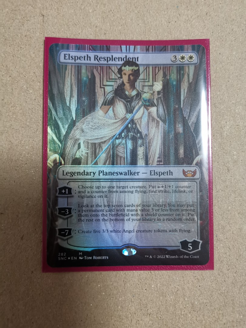 Elspeth Resplendent (NM, Foil, Borderless), Hobbies & Toys, Toys