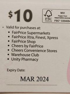 Fairprice NTUC voucher $200