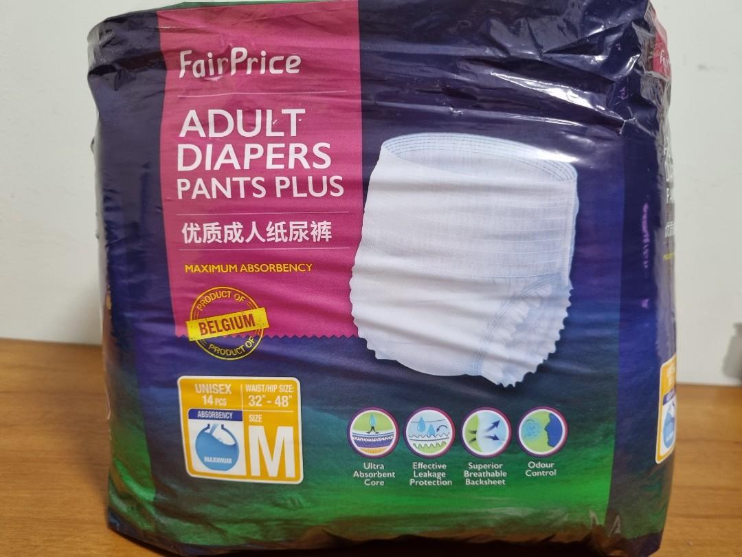 Fairprice Unisex Adult Diapers Pants Plus - M