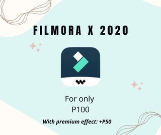 Filmora X 2020 (for windows)