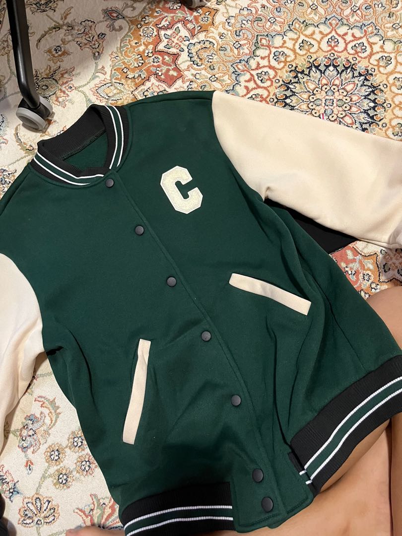 forest green bomber jacket, Women's Fashion, Coats, Jackets and