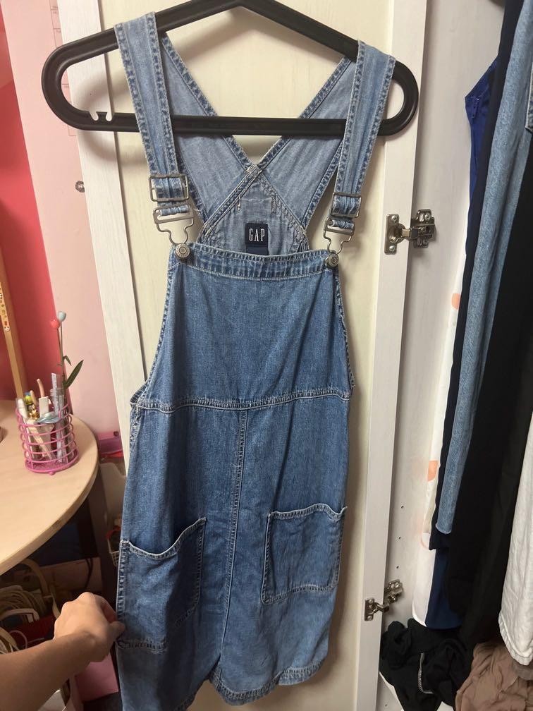Gap denim dungarees womens hot sale