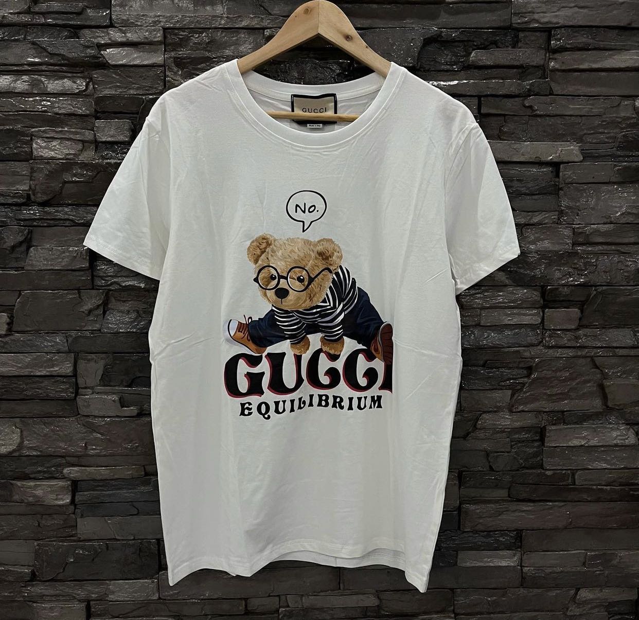 gucci equilibrium t shirt bear