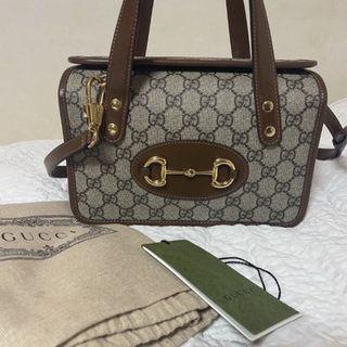 GUCCI Horsebit top habdle mini 100% 二手正品