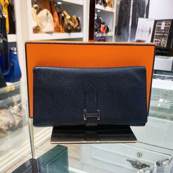 Hermes Bearn Wallet Trifold, Luxury, Bags & Wallets on Carousell