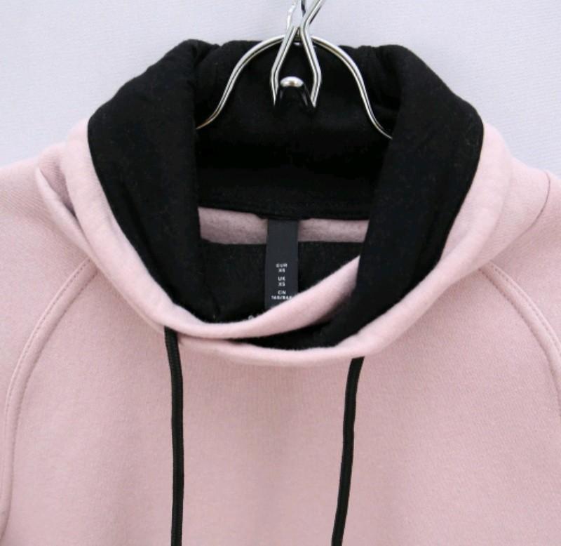 H M Chimney Collar Sweatshirt Fesyen Pria Pakaian Baju Luaran
