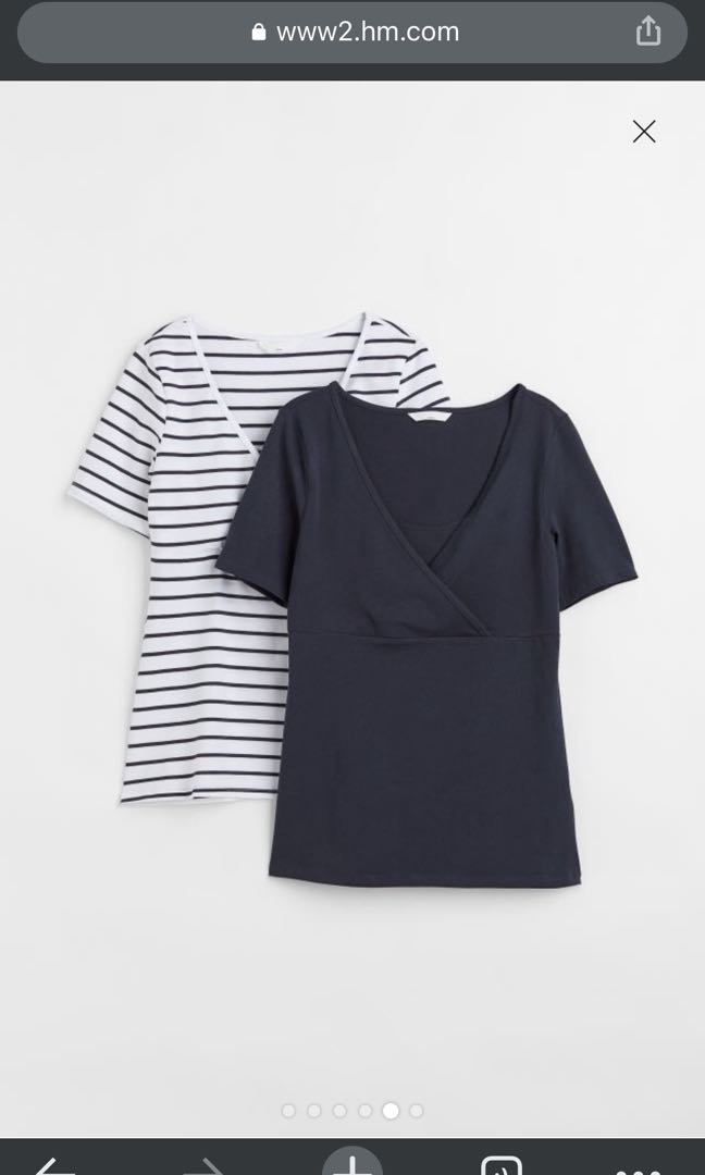 H & top m nursing tops