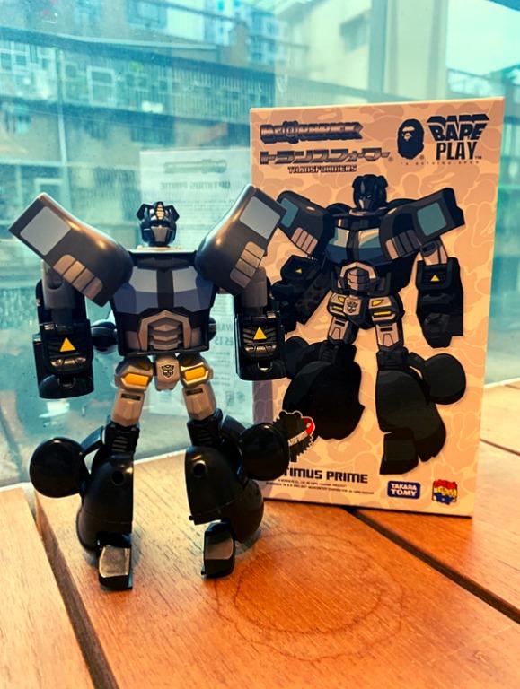 HMHD] BE@RBRICK 庫柏力克熊變形金剛BAPE x TRANSFORMERS BLACK 200