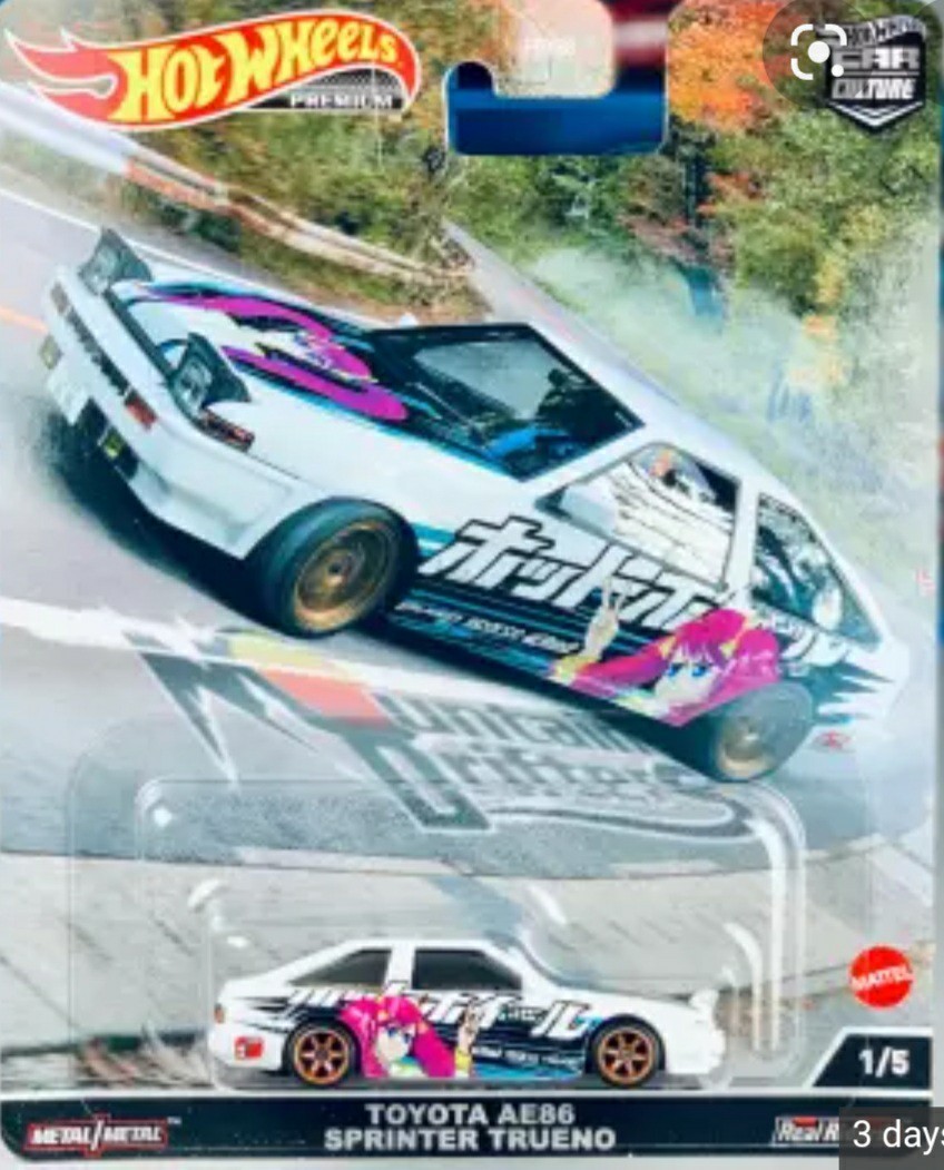 Hot Wheels Mountain Drifters AE86, Hobbies & Toys, Toys & Games on Carousell