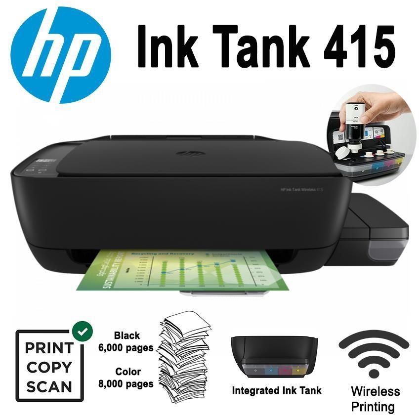 HP 415 All-In-One Ink Tank Wireless Printer, Computers & Tech, Printers,  Scanners & Copiers on Carousell