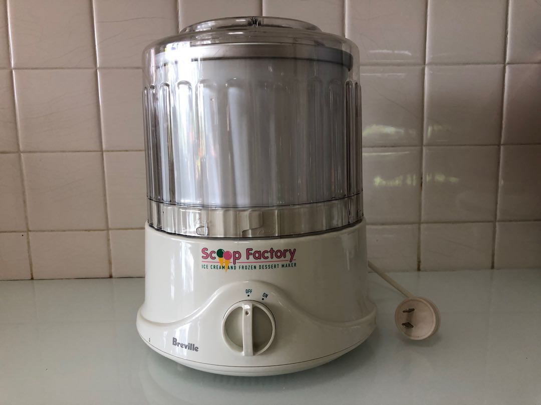 Icecream machine as new Breville Scoop Factory Model ICM10 Ice