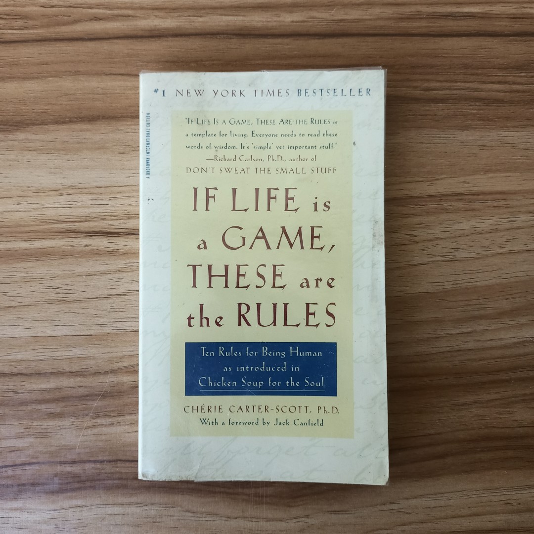 If Life is a Game, These are the Rules by Cherie Scott, Hobbies & Toys ...