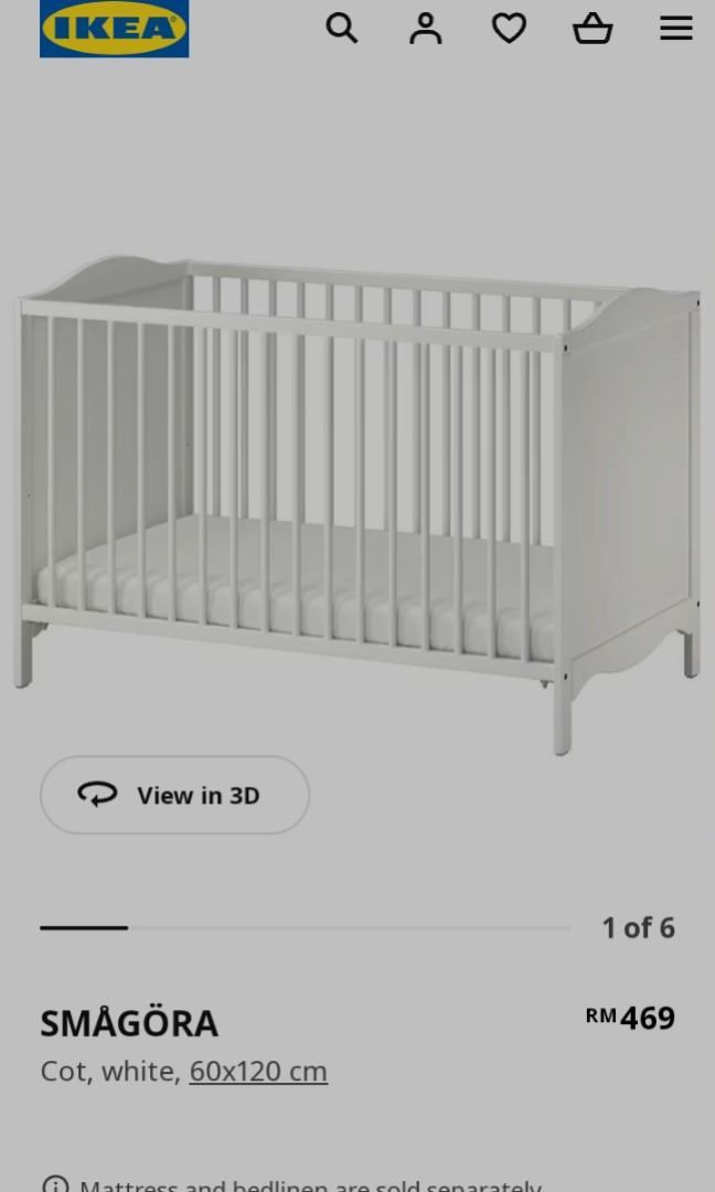 IKEA BABY COTS, KATIL BAYI, Babies & Kids, Baby Nursery & Kids ...