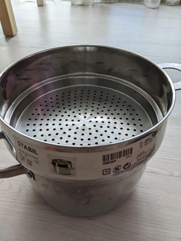 IKEA Big pasta pot with Strainer and Steamer, Furniture & Home Living