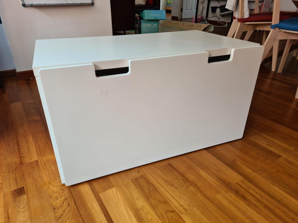 Småstad bench with toy storage discount
