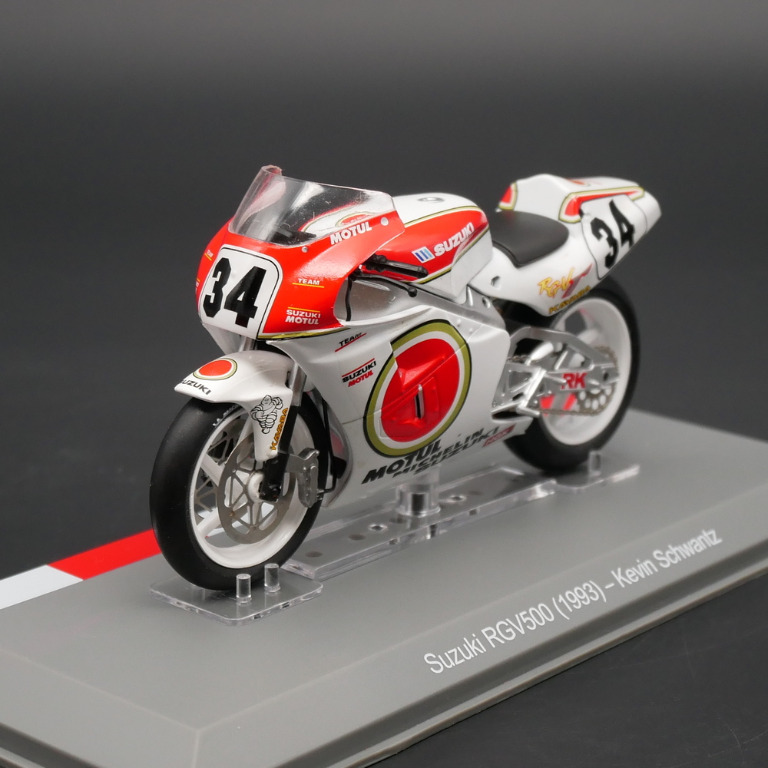 IXO Altaya Leo 1:18 1993 Suzuki Kevin Schwantz #34 MotoGP Diecast
