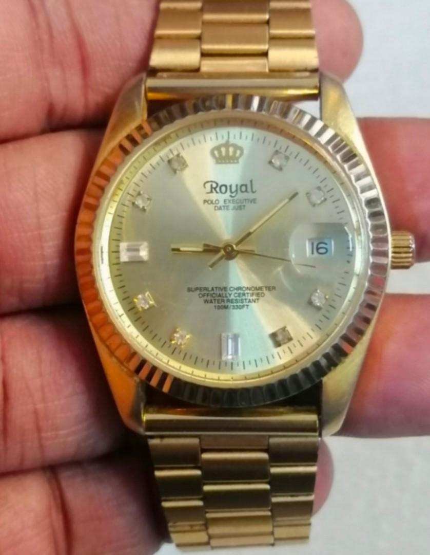 Jam tangan mewah winding ROYAL POLO EXECUTIVE Luxury Watches on