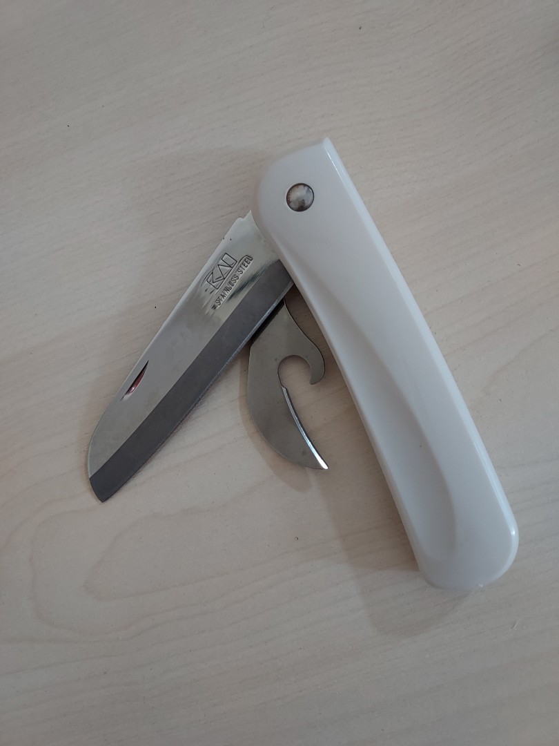 Japanese KAI Fruit Knife Foldable, Furniture & Home Living