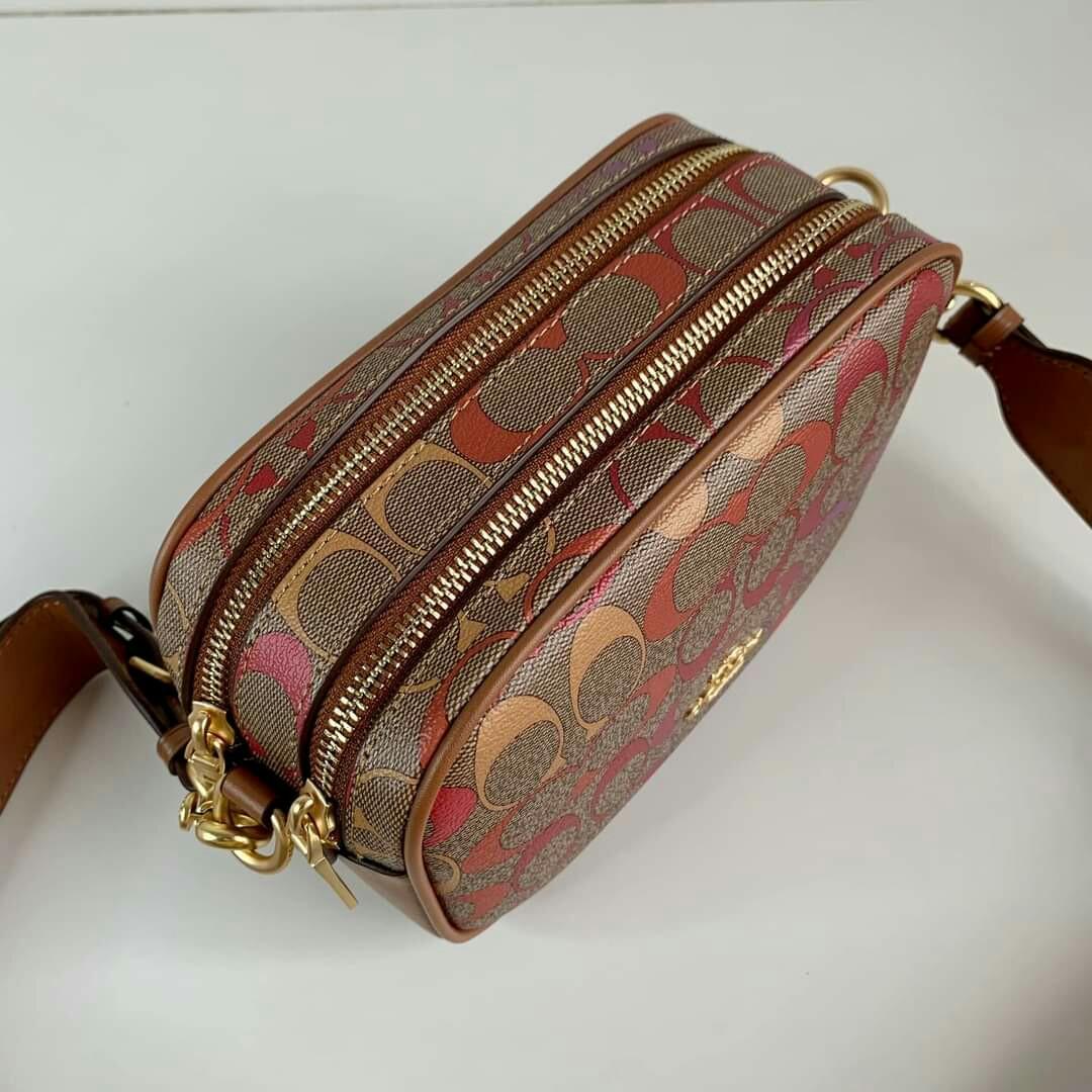 Jes Crossbody 20 In Rainbow Signature Canvas, Luxury, Bags & Wallets on