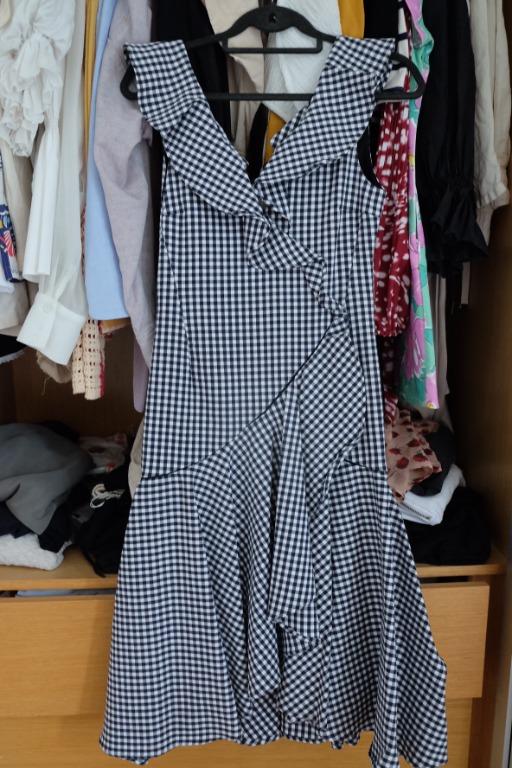 Jonathan simkhai clearance gingham dress