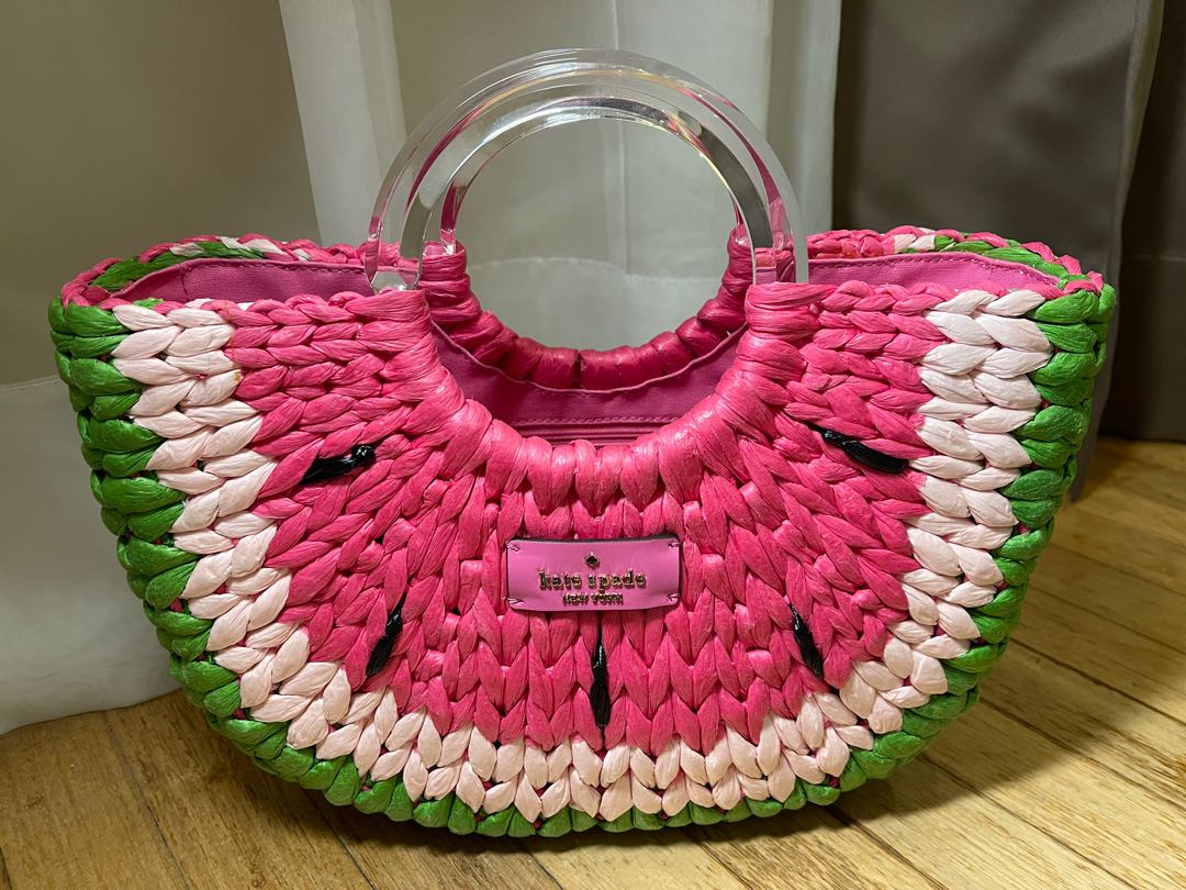 KATE SPADE Picnic Perfect Watermelon Small Tote Luxury