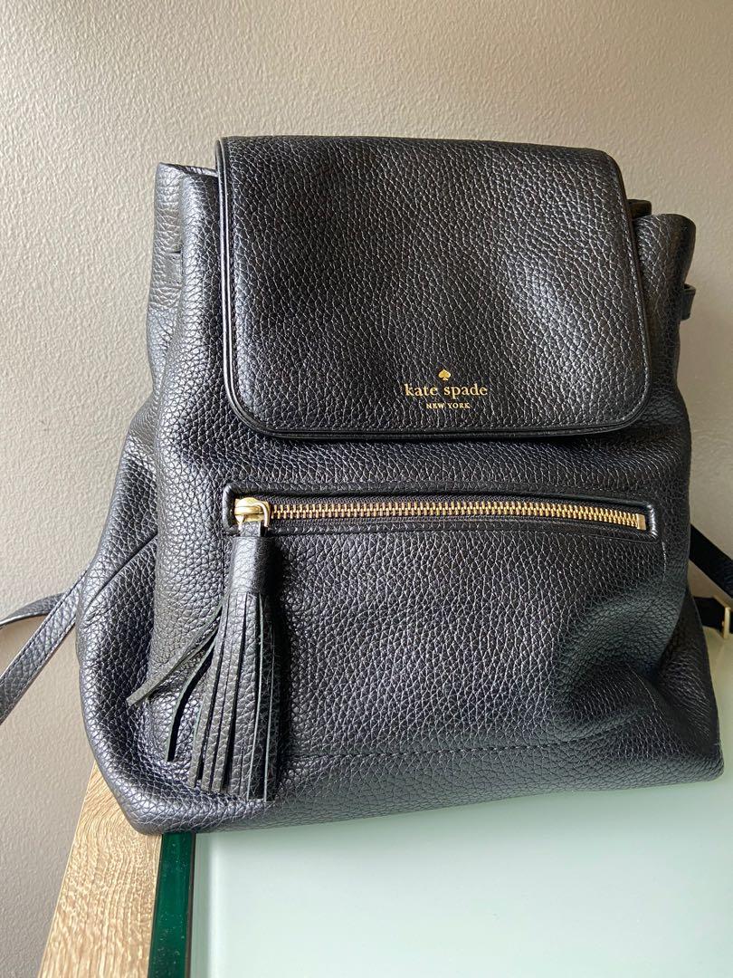 Kate Spade Leather Backpack, Women's Fashion, Bags & Wallets, Backpacks on  Carousell