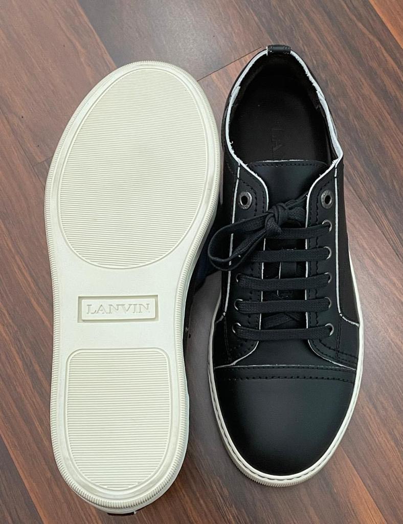 lanvin runners black