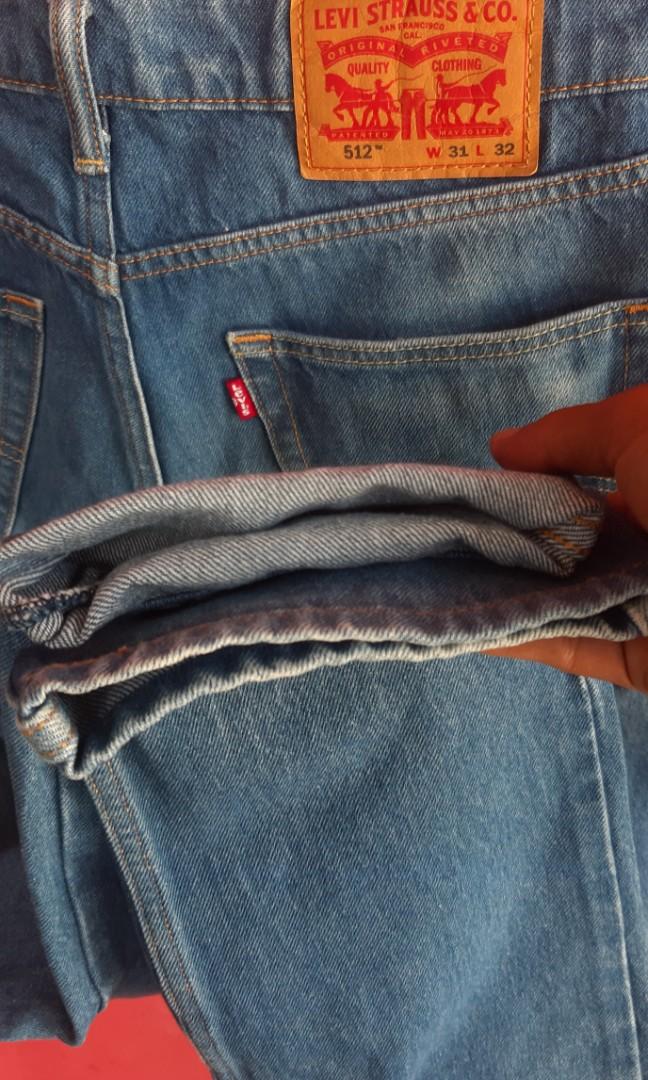 Levi 512 slim, Fesyen Pria, Pakaian , Bawahan di Carousell
