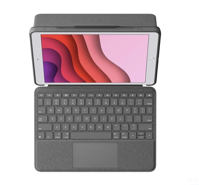 LOGITECH 羅技Combo Touch - iPad (第7 代, 第8代) 10.2吋(英文版