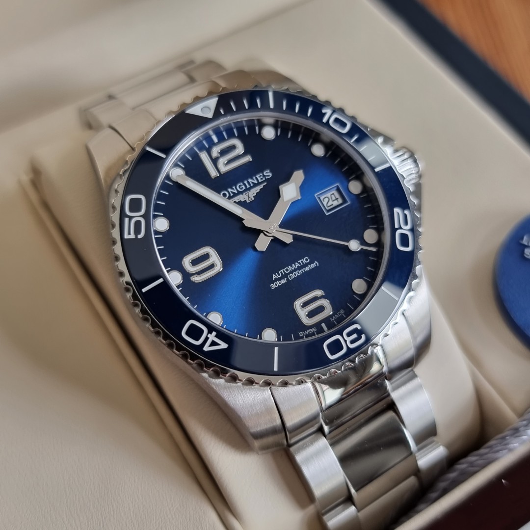 Longines hydroconquest best sale ceramic 43mm blue