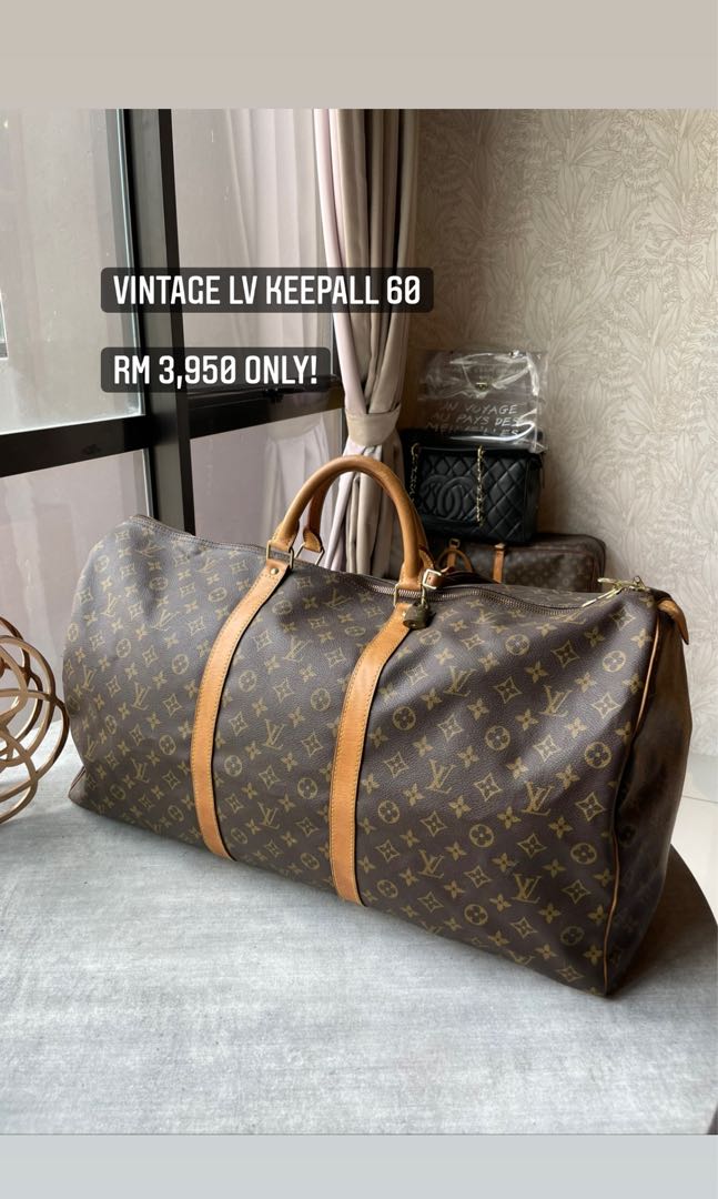 lv vintage travel bag