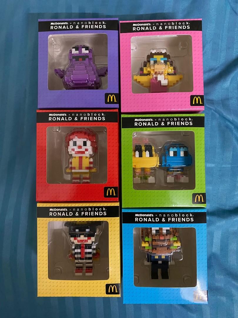 McDonald's x nanoblock Ronald & Friends CollectionHappy Meal ToysSeal New